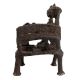 Vintage Tribal Bed With 3 Figure