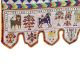 White Beaded Toran With Animal Motifs
