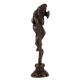 Brass Lord Ganesha Dancing On Sheshnag Statue