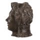 Brass Ancient Roman Young Man Head Ashtray