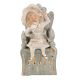 Baby Girl Porcelain Doll On Chair