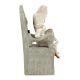 Baby Girl Porcelain Doll On Chair