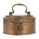 Vintage Used Plain Box With Handle