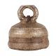 Round Decorative Brass Cowbell