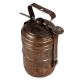 Brass Tiffin Box Or Dabba With Spoon