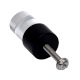 Clear Black Tiny Cylinder Glass Cabinet knobs