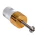 Clear Golden Tiny Cylinder Glass Cabinet knobs