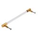 Clear Golden Large Cylinder Glass Door Handles