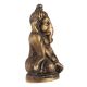 Brass Statue of Lord Ganesha Playing Harmonium