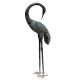 Brass Crane Statue Black Finish