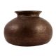 Handcrafted Brass Planter Pot In Black Finish