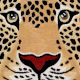 Hand tufted Rug Woolen Himalayan Leopard Head Rug
