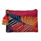Handmade Multicolored Big Leaf Beaded Cotton Sling Bag