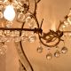 Clear Crystal Glass Octagonal Christmas Ornaments-Chandelier Drop-Set of 20