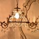 Clear Crystal Glass Octagonal Christmas Ornaments-Chandelier Drop-Set of 20