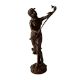 19th Century Classical Brass Women Statue