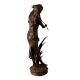 19th Century Classical Brass Women Statue