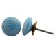 Turquoise Etched Flat Knob