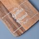 Chopping Board Made of Wood with a Hole for Hanging