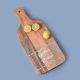 Chopping Board Made of Wood with a Hole for Hanging