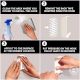 Beautiful White Ceramic Self Adhesive Hook for Bathroom