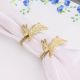 Premium Brass Rabbit Napkin Ring in Set of 4