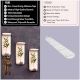 Handmade White Ceramic Green Leaf Stick Wall Hook
