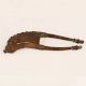 Handcrafted Vintage Brass Nut Cutter for Decor