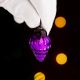 25 Pieces Purple Glass Ornaments - Christmas Tree Ornaments