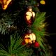 25 Pieces Amber Glass Ornaments - Christmas Tree Ornaments
