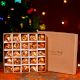 25 Pieces Amber Glass Ornaments - Christmas Tree Ornaments