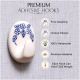 White Ceramic Adhesive Hooks for Painted Walls