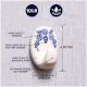 White Ceramic Adhesive Hooks for Painted Walls