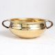 Handmade Shiny Golden Brass Urli Pot for Decoration