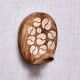 Wooden Self Adhesive Brown Hooks