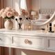 6 Pieces Floral Wooden Cabinet Knobs Drawer Pulls