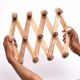 13 Peg Adjustable Foldable Wall Hanger Wooden Wall Mounted Cloth Hook