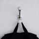 Silver Double Loop Ceramic Zinc Hooks
