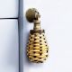 Decorative Rattan Natural Black Cabinet Knobs Dresser Pulls