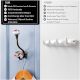 Decorative Ceramic Iron Heavy Duty Wall Hooks Pack of 6