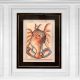 Modern Paper Painting of Lord Ganesha in Frame for Hanging