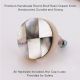 Handmade Round Shell Resin Drawer Knob