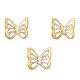 Modern Mother of Pearl and Brass Butterfly Wall Hook