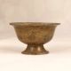 Indian Traditional Brass Kumkum Cup in Vintage Brown Finish