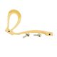 Gold Brass Bow Cabinet Door Handle 1 Pair (Small Size)