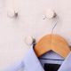 Round Solid Brass Wall Hooks In Silver Color -3 Pieces