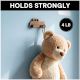 Natural Wooden Adhesive Car Design Wall Hook