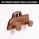 3 Pieces Wooden Adhesive Air Balloon Car And Rocket Shape Wall Hooks