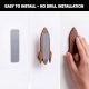 3 Pieces Wooden Adhesive Air Balloon Car And Rocket Shape Wall Hooks