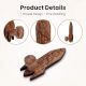 3 Pieces Wooden Adhesive Air Balloon Car And Rocket Shape Wall Hooks